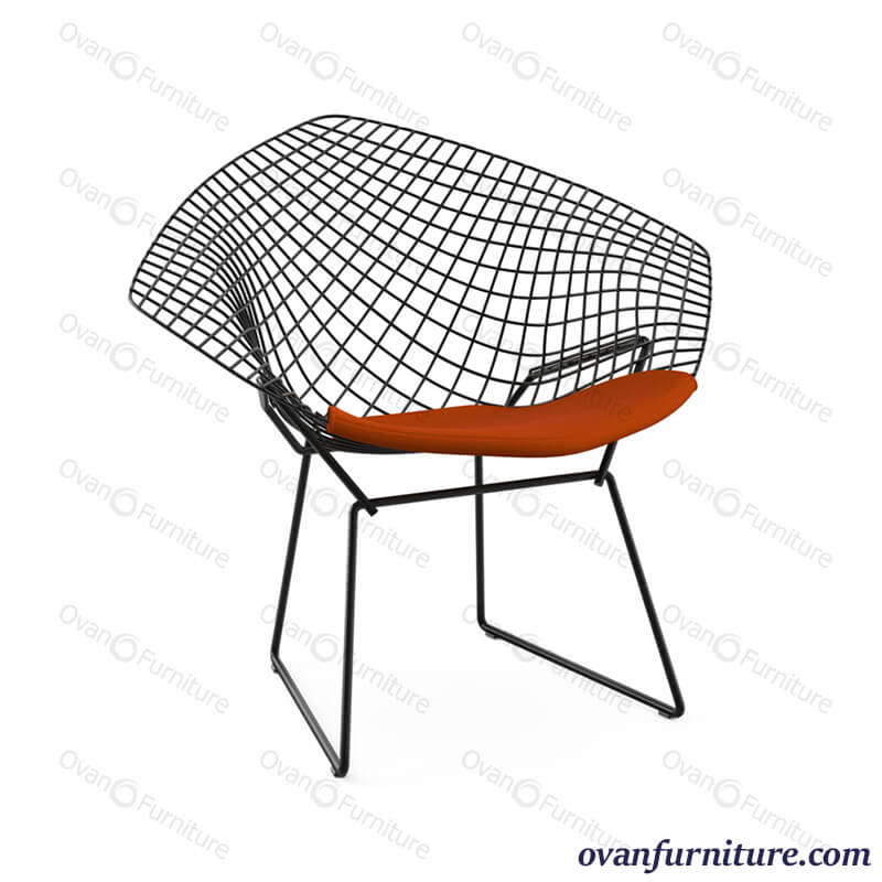 صندلی کوپال فلزی تشک قرمز