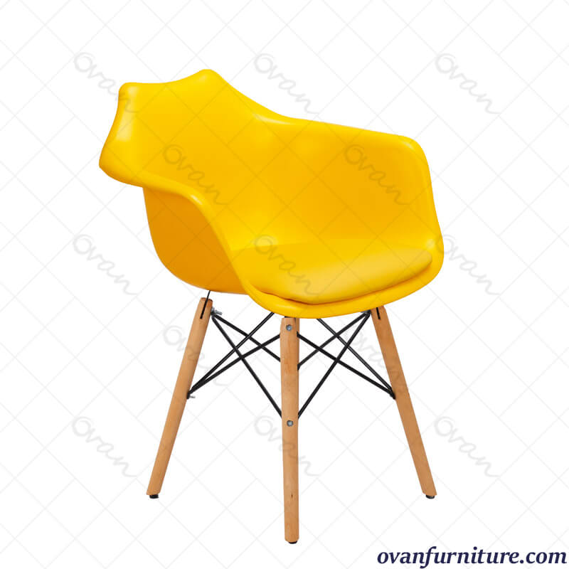 صندلی چهارپایه ایزی زرد