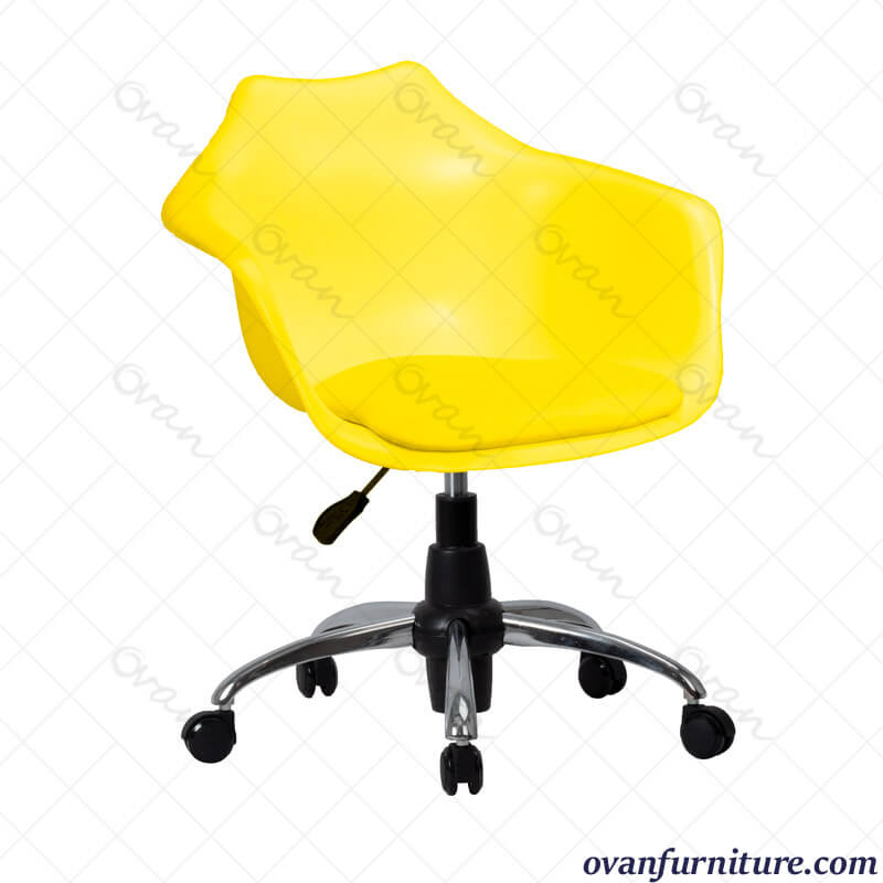صندلی گردان ایزی زرد