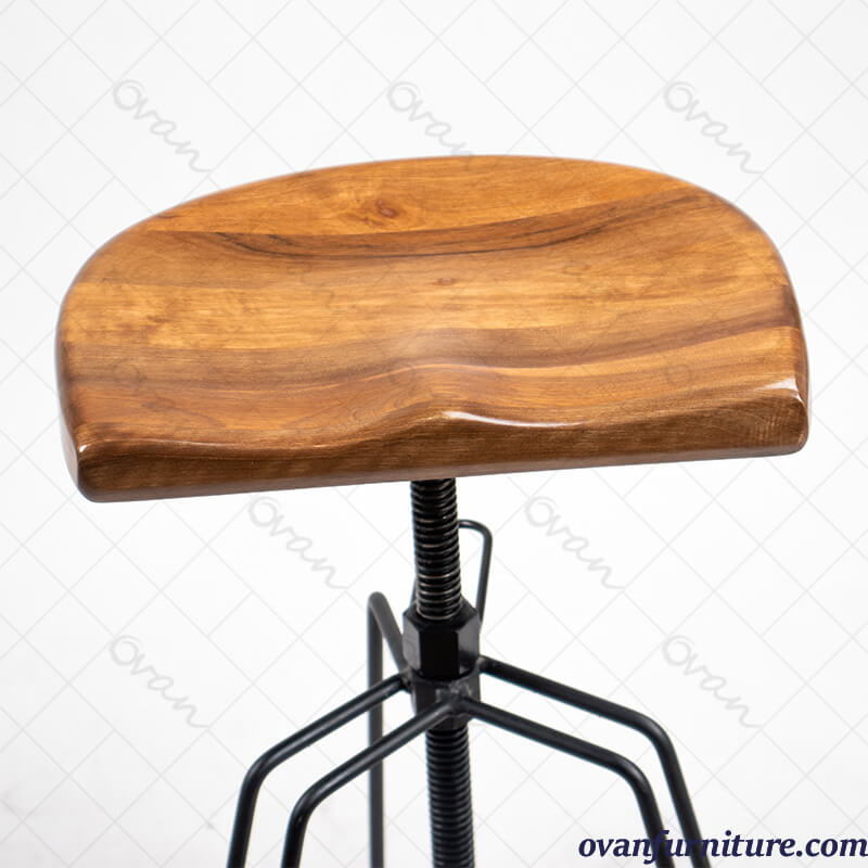 صندلی کانتر چوبی
